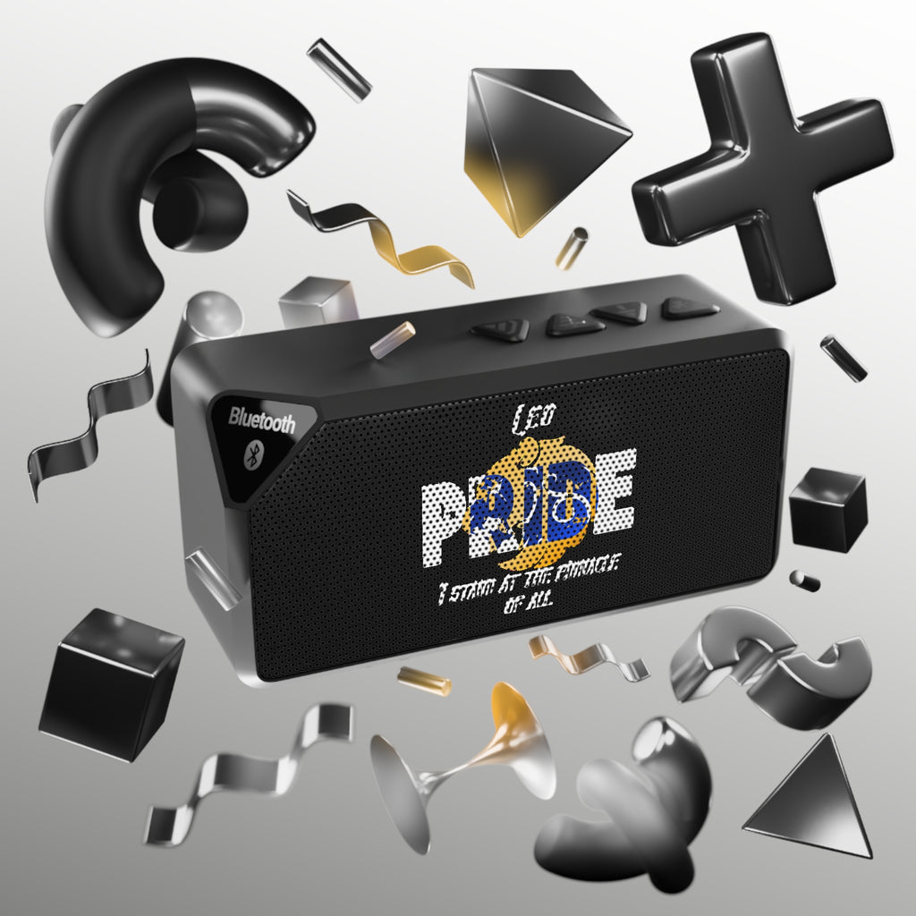 Bluetooth Speaker — Retro Pride Logo Portable Speaker