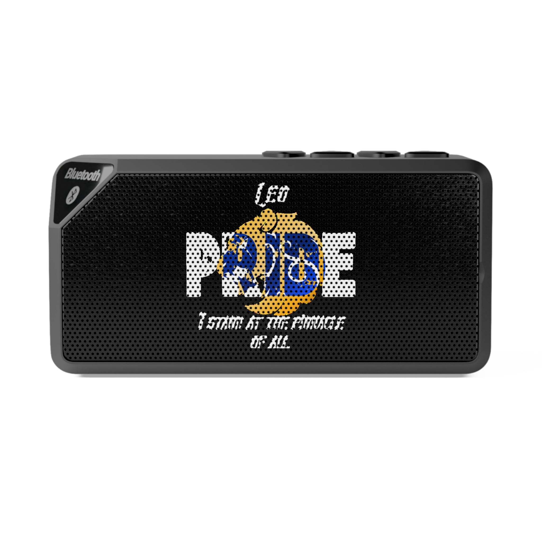 Bluetooth Speaker — Retro Pride Logo Portable Speaker