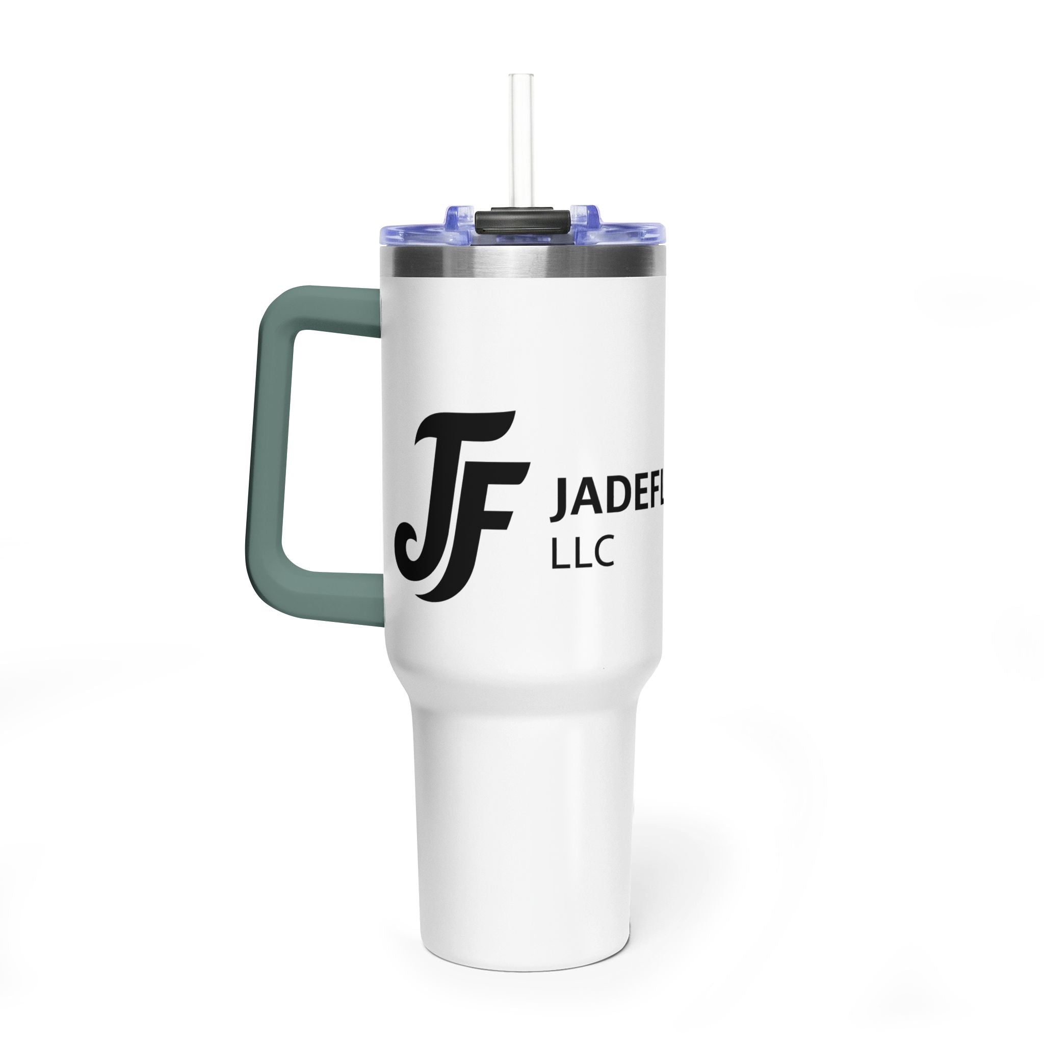 40oz Vacuum Tumbler - JadeFlow Insulated Travel Mug